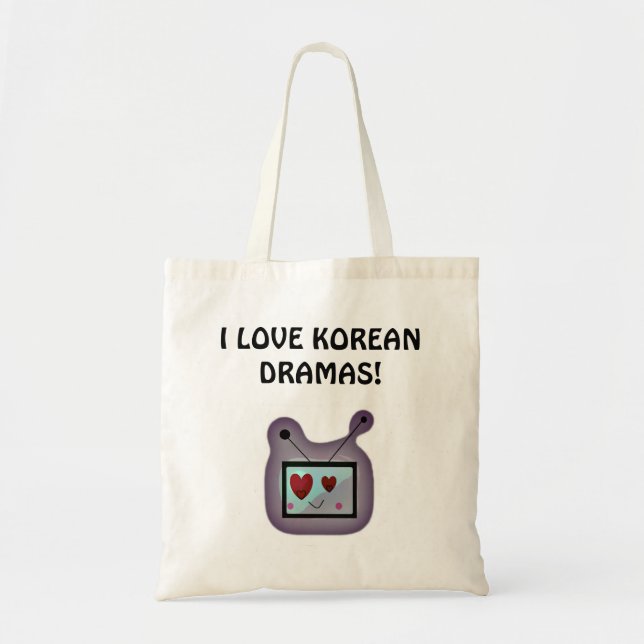 Tote Bag Amour pour les Dramas coréennes (Devant)