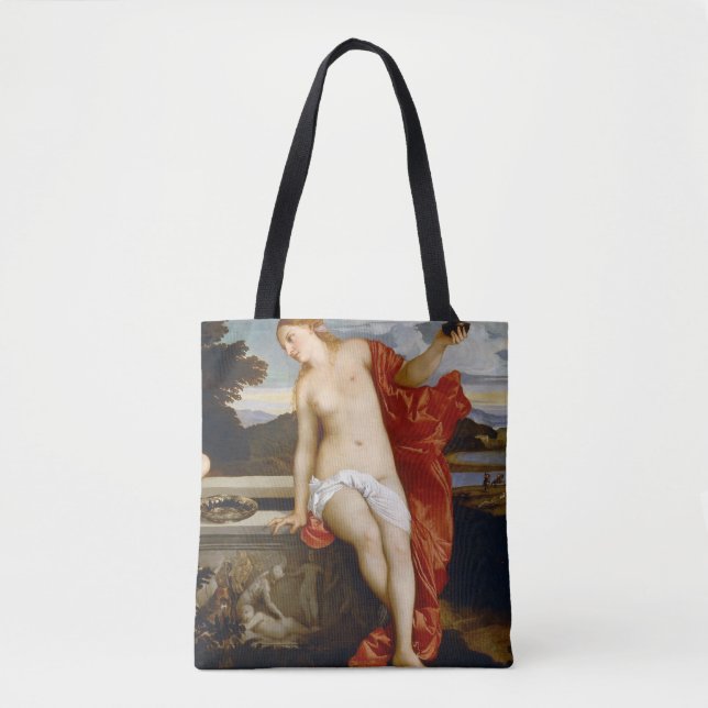 Tote Bag Amour sacré et profane, Tiziano Vecelli, 1515 (Devant)