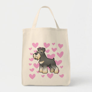 Tote Bag Amour Schnauzer géant/standard/miniature