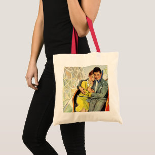 Tote Bag Amour vintage et romance, Roller Dessous de verre 
