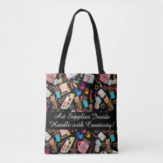 Tote Bag amoureux d'art moderne et dynamique personnalisé