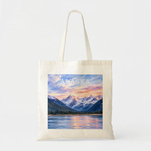 Tote Bag Amoureux de voyage artistique Scène côtière d'Alas