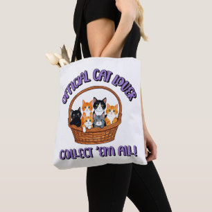 Tote Bag Amoureux des chats officiel - Collecter ‘Em All