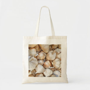 Tote Bag Ampoules d'ail Artiste Noir Outline Art