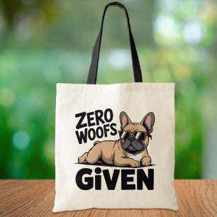 Tote Bag Amusant Antisocial Français Bulldog Amoureux des c