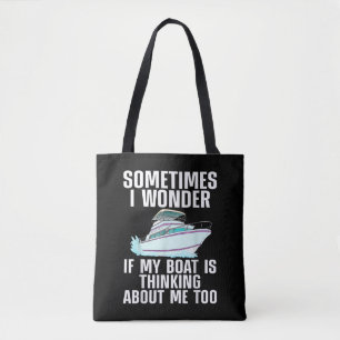 Tote Bag Amusant Bateau Art Pour Hommes Femmes Bateau Batea