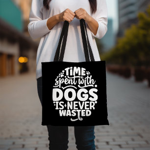 Tote Bag Amusant chien Fourre-tout, Citation de chien Inspi