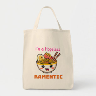 Tote Bag Amusant Cute Kawaii Ramen nouilles japonaises Love