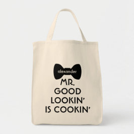 Tote Bag Amusant Moderne M. Bonne Cuisine Bowtie