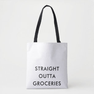 Tote Bag Amusant TOUT DROIT SORTI DES PRODUITS ALIMENTAIRES