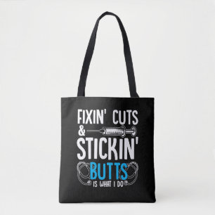 Tote Bag Amusante infirmière Humour Médecine Assistant Blag