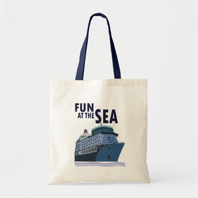 Tote Bag Amusement Au Sea Cruise Ship (Devant)