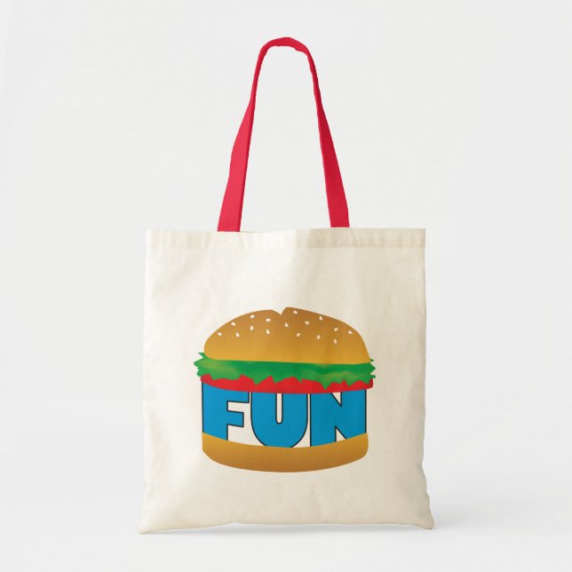 Tote Bag Amusement sur un petit pain Fourre-tout (Devant)