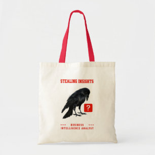 Tote Bag Analyste en intelligence d'affaires Crow