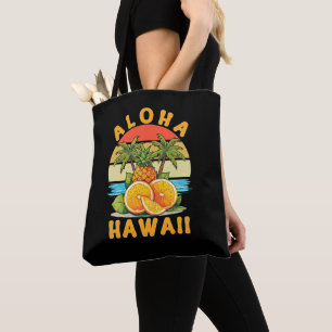 Tote Bag Ananas Aloha Hawaii