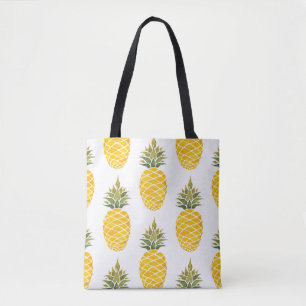Tote Bag Ananas. Aquarelle peinture à la main w