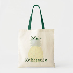 Tote Bag Ananas hawaïen de Joyeux Noël