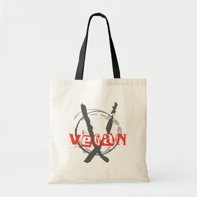 Tote Bag Anarchiste végétalien (Devant)