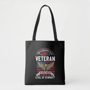 Tote Bag ancien combattant de l'armée