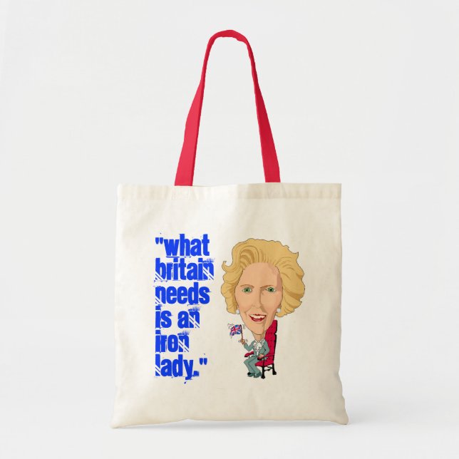 Tote Bag Ancien premier ministre britannique Dame de fer (Devant)
