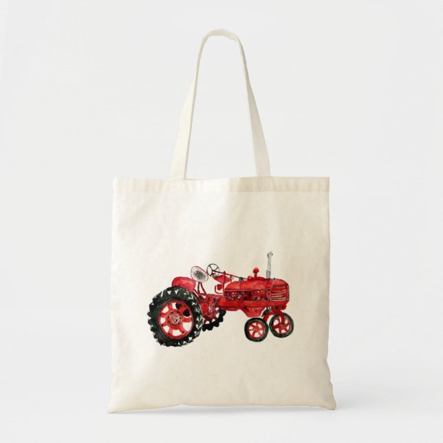 Tote Bag Ancien tracteur (Devant)