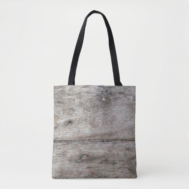 Tote Bag Ancienne planche en bois prise de près comme arriè (Devant)