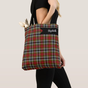 Tote Bag Ancienne robe Buchanan Scottish Clan Tartan Plaid