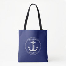 Ancre blanche nautique premier mariage personnalis