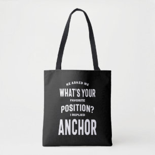 Tote Bag Ancre Titre Du Travail Cadeau Pour Hommes Femmes