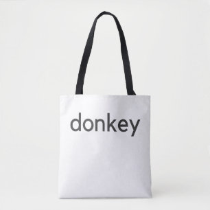 Tote Bag âne foncé