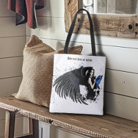 Ange gothique ailes Chat noir