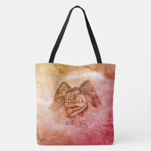 Tote Bag Angel Eros in Love