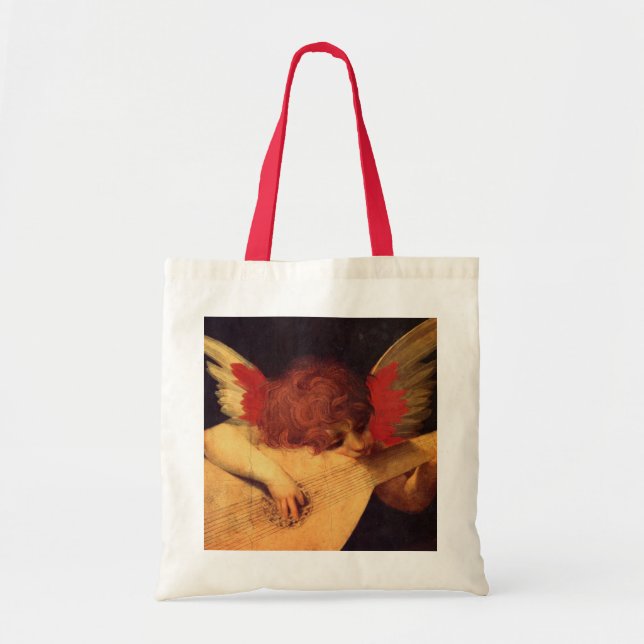Tote Bag Angel Musicien, Rosso Fiorentino Christian (Devant)