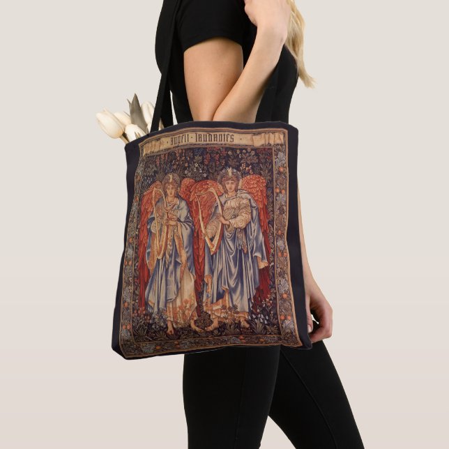 Tote Bag Angeli Laudantes par Sir Edward Coley Burne Jones (De près)