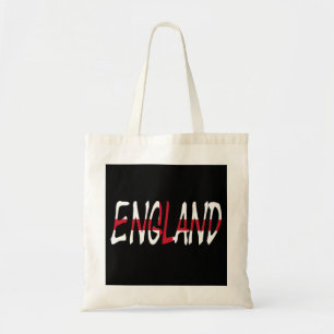 Tote Bag Angleterre superposée sur le drapeau anglais btcn
