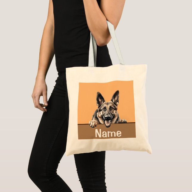 Tote Bag Animal de compagnie berger allemand (Devant (produit))