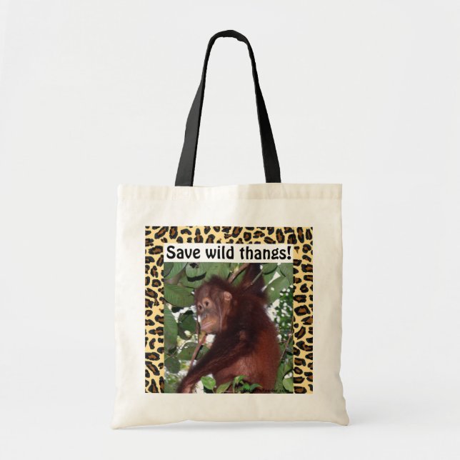 Tote Bag Animal doux de bébé de faune (Devant)