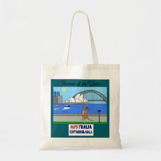 Tote Bag Animals of the World Australia Kangaroo & Koala