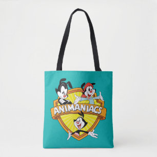 Tote Bag Animaniacs Warner Brothers & Sister WB Shield