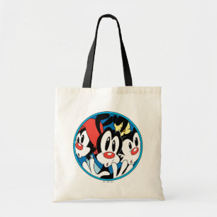 Tote Bag Animaniacs   Warner Siblings Circle Graphic