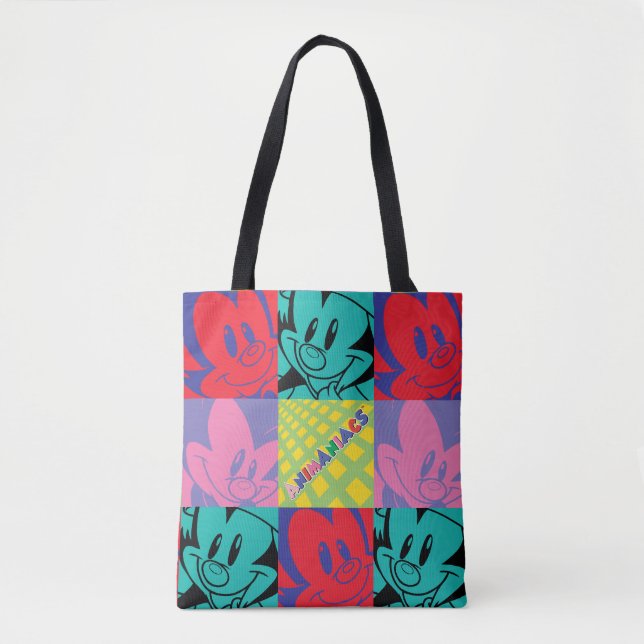 Tote Bag Animaniacs | Warner Siblings Pop Art Graphic (Devant)