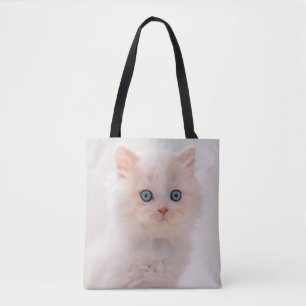 Tote Bag Animaux de bébés cutest Blue Eye Kitten