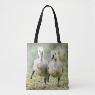 Tote Bag Animaux de bébés cutest Goélands d'oies canadien