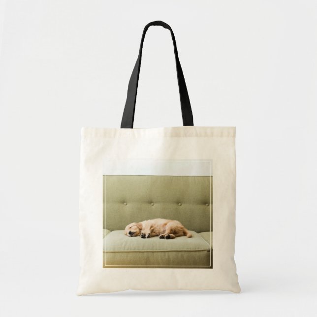 Tote Bag Animaux de bébés cutest | Golden Retriever Puppy 2 (Devant)