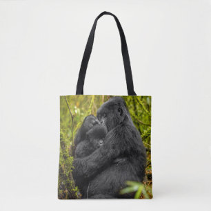 Tote Bag Animaux de bébés cutest Gorilla & bébé