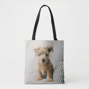 Tote Bag Animaux de bébés cutest Norfolk Terrier Puppy
