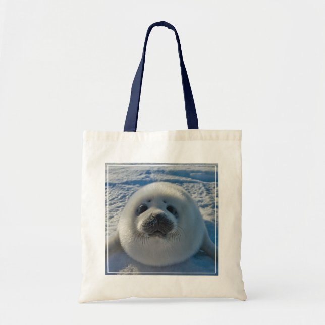 Tote Bag Animaux de bébés cutest | Phoque bébé (Devant)