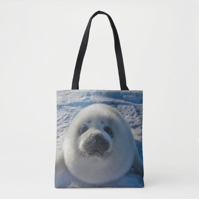Tote Bag Animaux de bébés cutest | Phoque bébé (Devant)