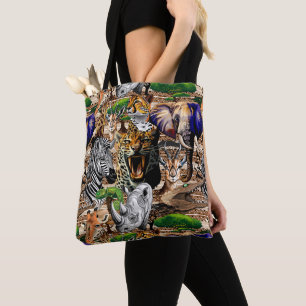 Tote Bag Animaux sauvages de la Savane africaine