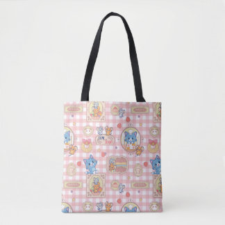 Tote Bag Anime Tom et Jerry Motif de boulangerie